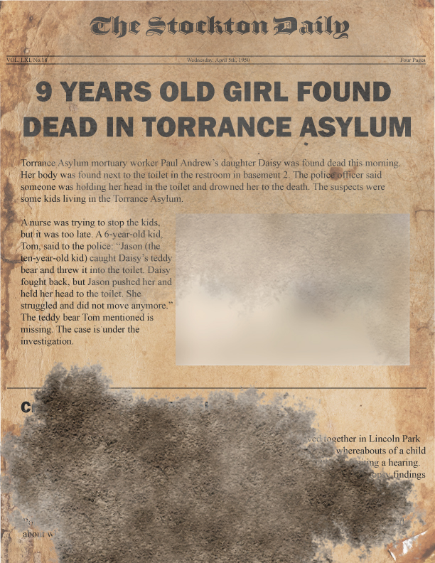 1950 newspaper prop